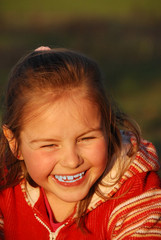 Portrait of a happy young girl