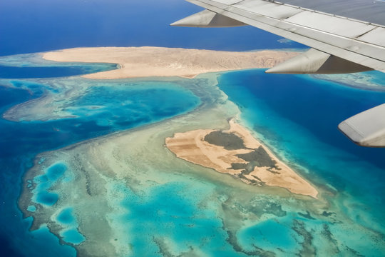 Desert, Egypt, river, sand, plane