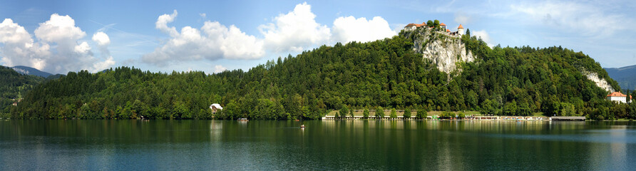 Fototapeta premium Bled lake panorama