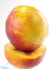 Peach & half peach