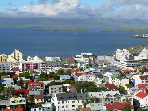 Vue de Reykjavik