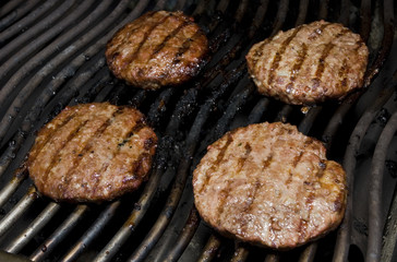 Burgers on the Grill