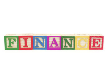 Alphabet Blocks - Finance