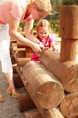 Lot of fun at the playground