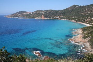 Fototapeta na wymiar Crique en Corse