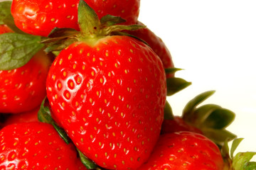 strawberries closeup