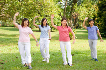 Fototapeta premium Outdoor Tai Chi