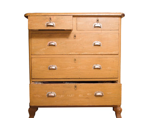 Retro wooden chest of drawers