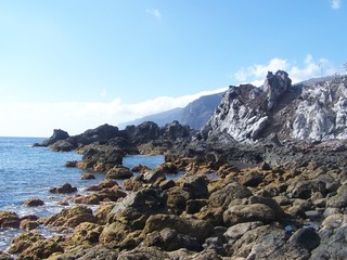 rocks in the hot spanish sun