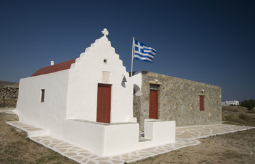Fototapeta na wymiar greek island church