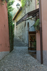 Fototapeta na wymiar Colorfull street in the south of Italy