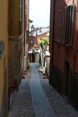 Fototapeta na wymiar Colorfull street in the south of Italy