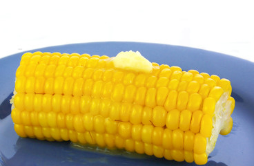 Corn with butter