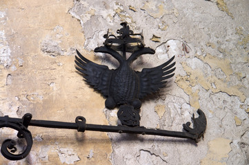 Crest of Russian Empire as a wind vane
