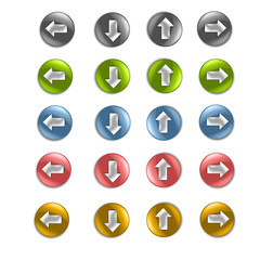 Pfeil Button Kollektion