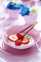 Fruit yogurt 