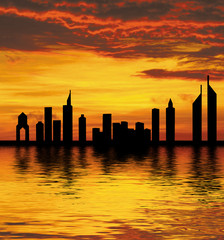 Fototapeta premium sheikh zayed road, dubai, united arab emirates