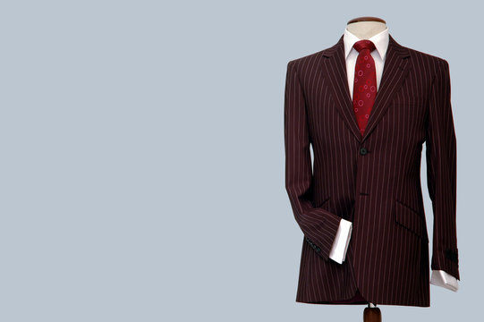 Suit on shop mannequins