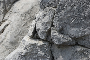 cracked rock