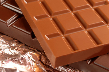 Les tablettes de chocolat