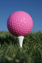 Pink Golf Ball