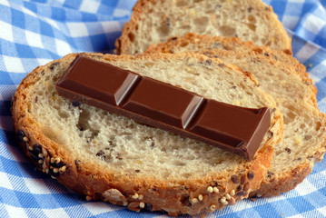 Pain et chocolat au lait