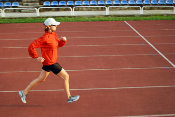 Obraz premium running woman