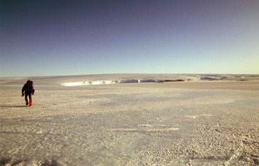 Expedition sur le continent antarctique © Fabrice BEAUCHENE