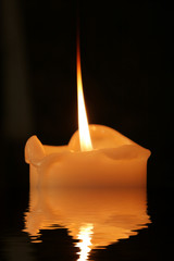Burning candle