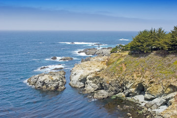 Fototapeta na wymiar California coast
