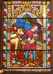 Obraz na płótnie Canvas Stained Glass Window