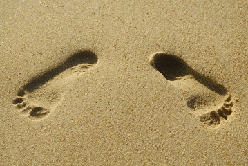 pas sur la plage 9