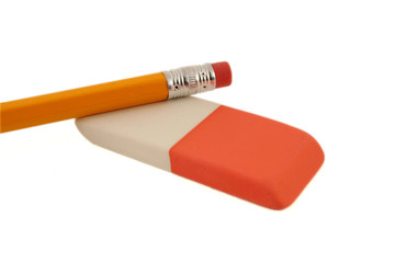 Pencil and eraser