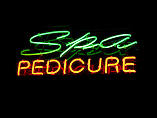 Neon Spa  pedicure Sign