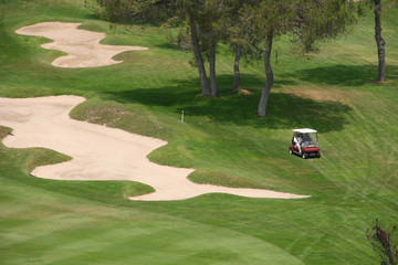 Fototapeta premium Campo de golf