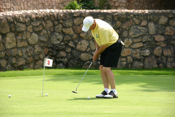 Fototapeta premium Jugador de golf