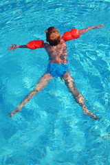swimming boy