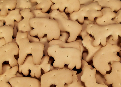 Full Frame Photo Of Animal Crackers