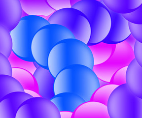 Pastel Swirling Bubbles