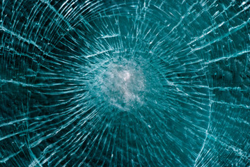 cracked glass