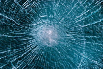cracked glass