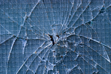 cracked glass