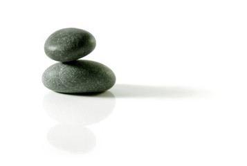 separated zen stones
