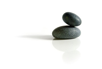 Obraz na płótnie Canvas pojedyncze kamienie zen