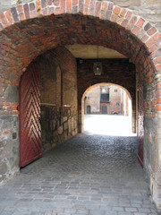 Entrance to Castle located in Oslo Norway