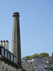 Fototapeta na wymiar large industrial chimney