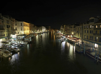 Fototapeta premium venice - grand canal at night