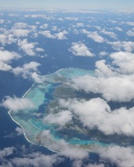Bora Bora desde el aire