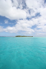 Motu con Playa en Bora Bora