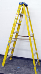 Yellow Metal Ladder